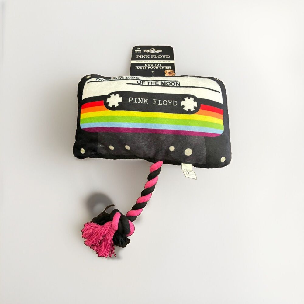 Pink Floyd Dog Toy Cassette Tape with Squeaker New Sealed